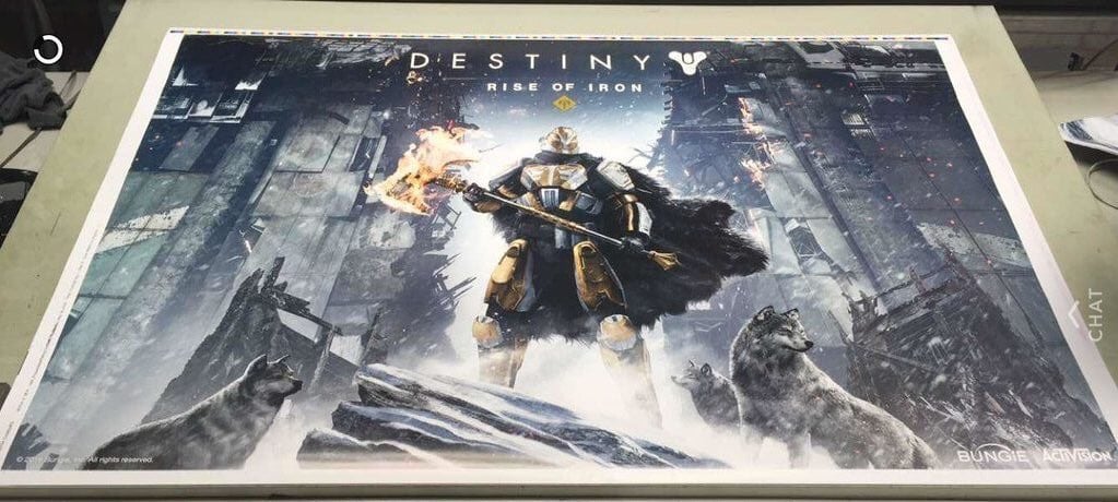 A leaked poster from the upcoming Destiny expansion Rise of Iron.