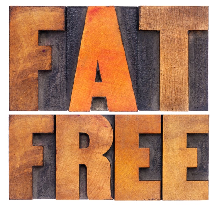 fat free words
