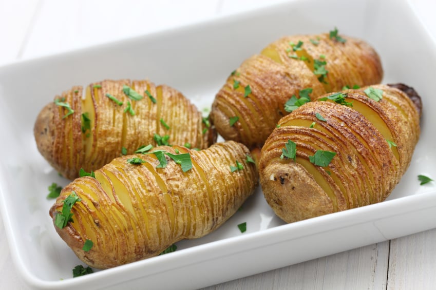 hasselback potatoes