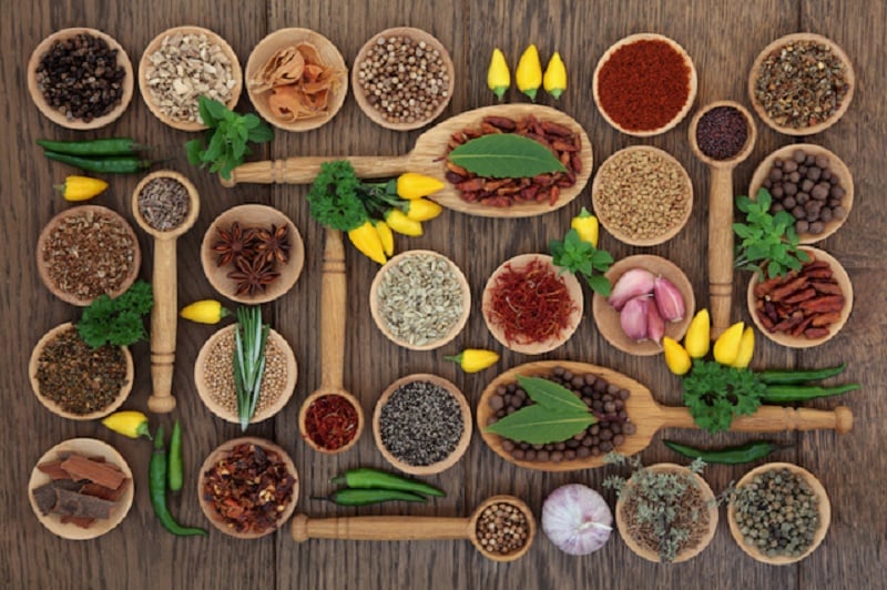 spices and chiles