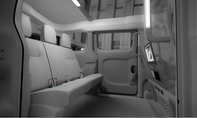 nv 200 taxi interior