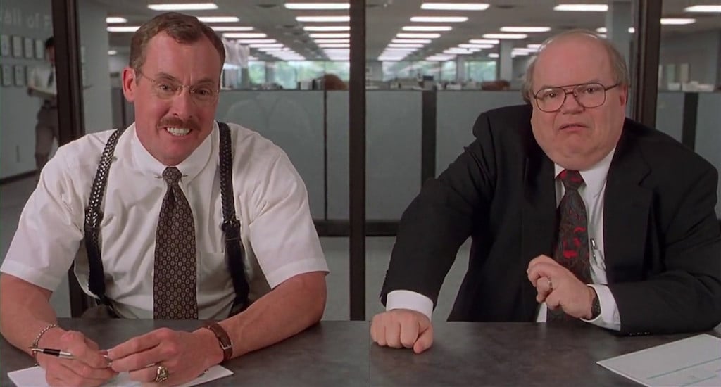 The productivity consultants from 'Office Space' appear pleased