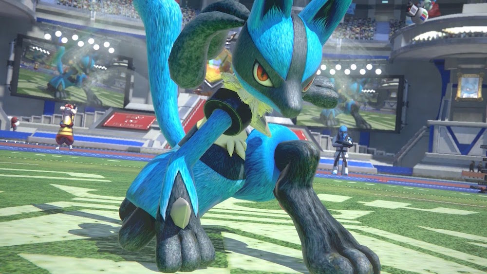 A screenshot from Pokken Tournament