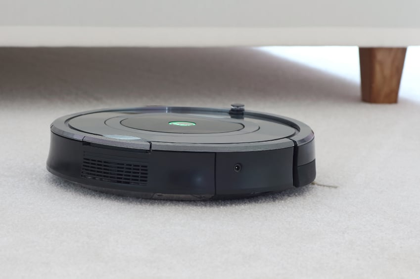 robot on carpet