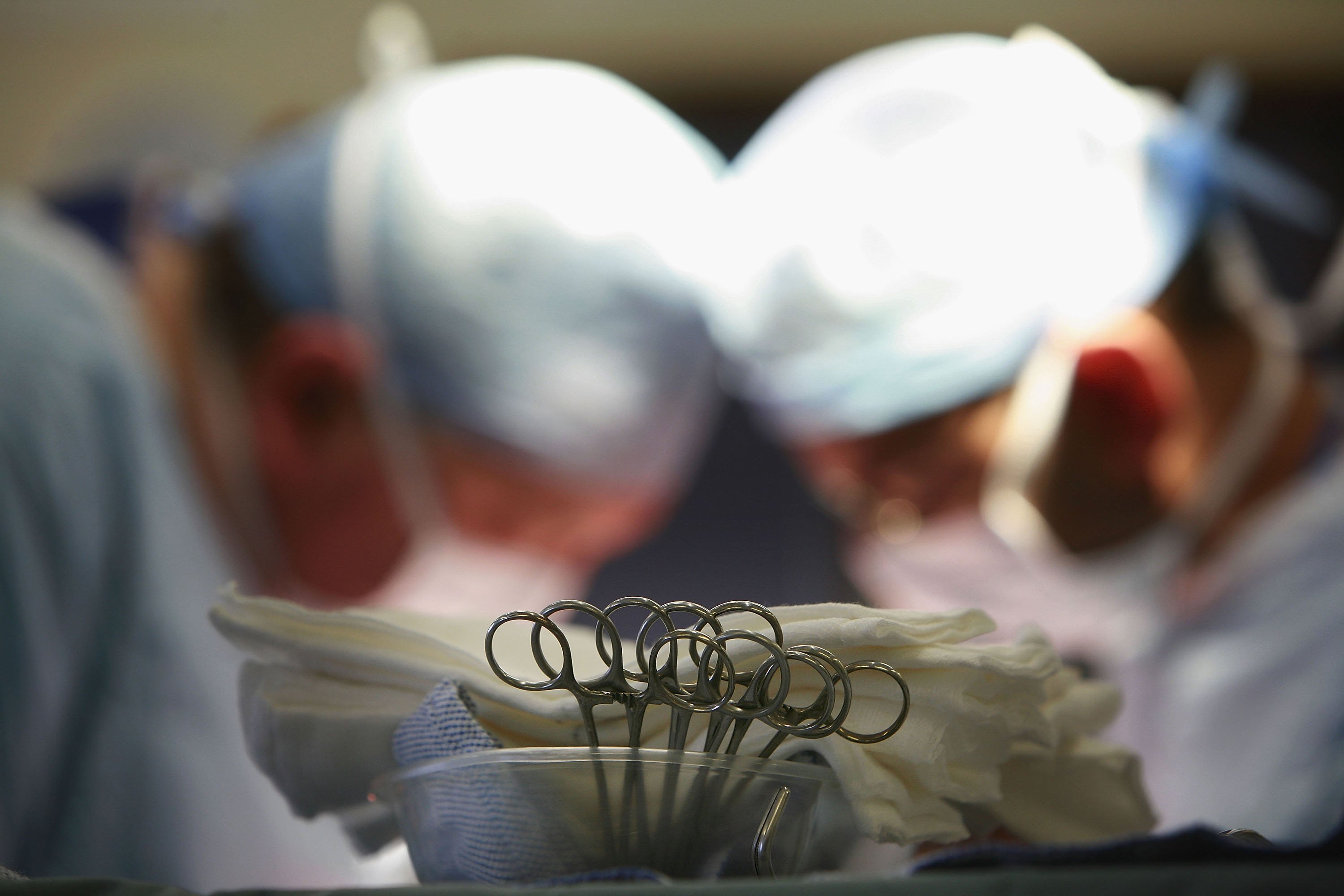 two surgeons in operating room