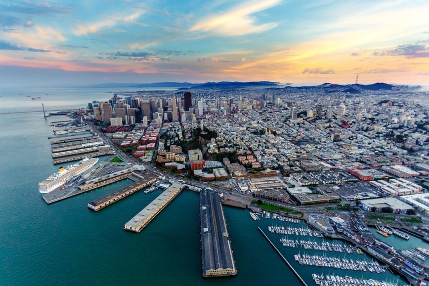 San Francisco at sunset