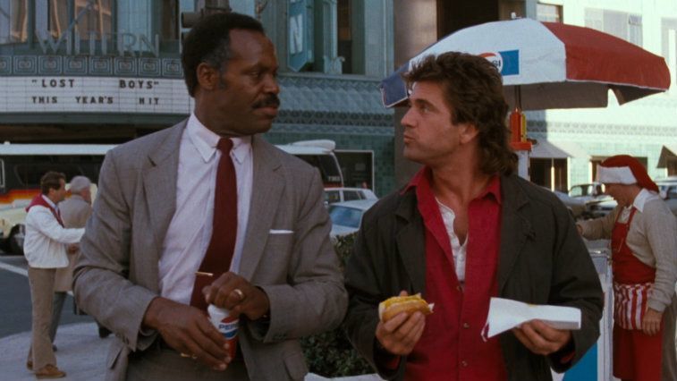 Danny Glover and Mel Gibson in Lethal Weapon