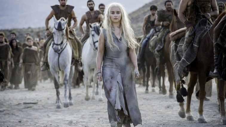 Emilia Clarke in Game of Thrones