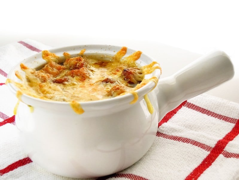 Onion Soup in a bowl