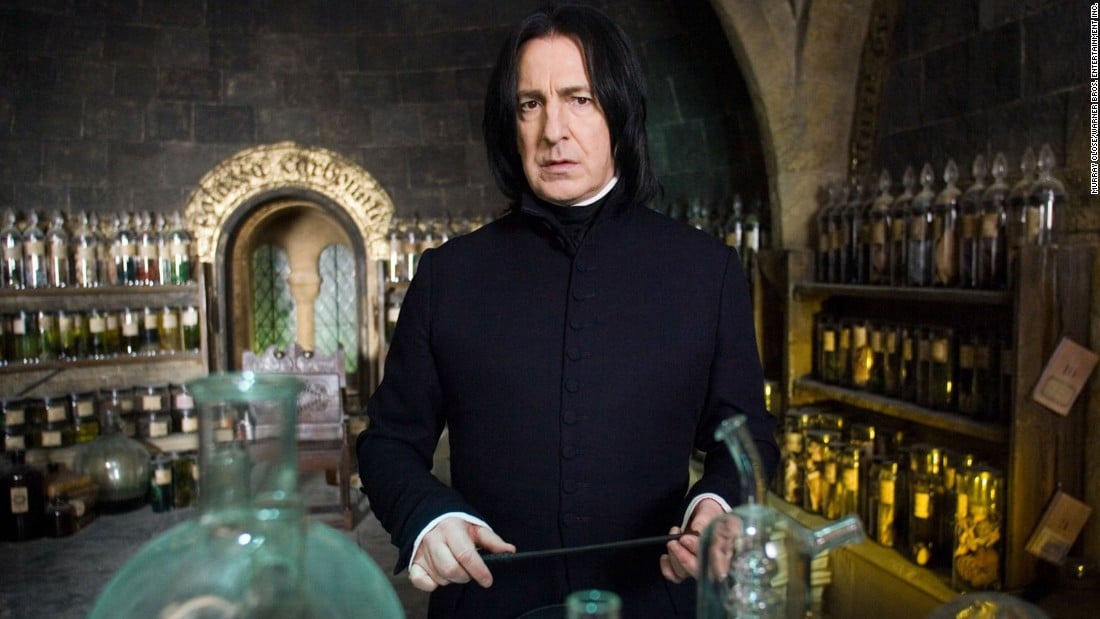 Alan Rickman as Severus Snape in Harry Potter