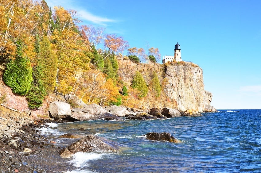 Light House at Split Rock