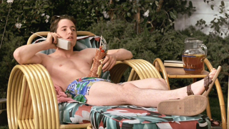 Matthew Broderick in 'Ferris Bueller's Day Off'.