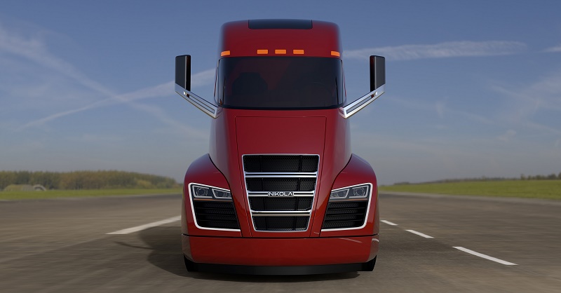 Nikola One red front