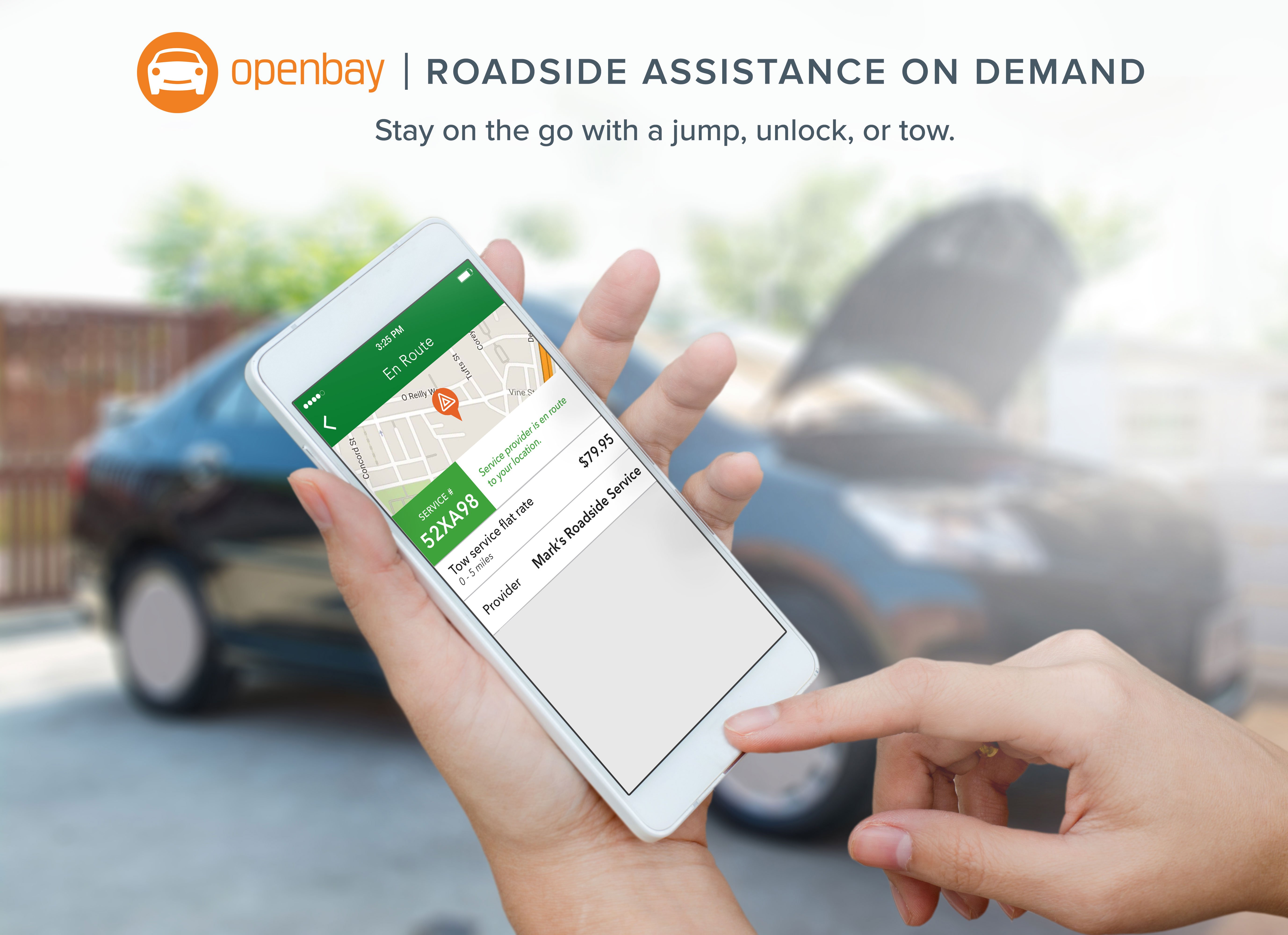 Openbay Roadside Assistance, stay on the go