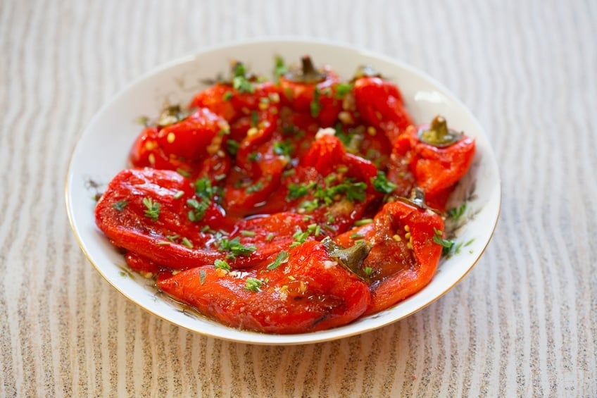 Paprika roasted bell peppers