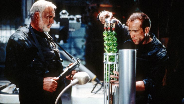 Sean Connery and Nicolas Cage in The Rock