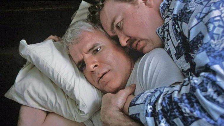 Steve Martin and John Candy in Planes Trains and Automobiles