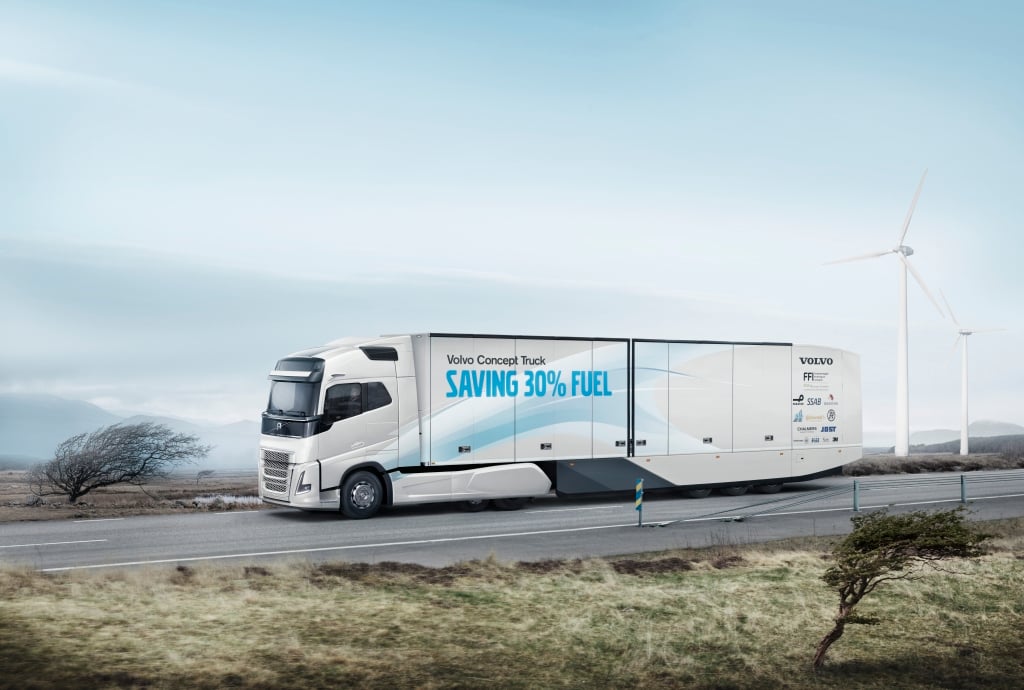 Volvo concept long-haul truck, electric semi trucks