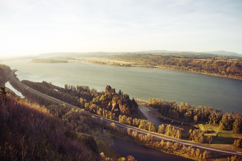 Columbia River Gorge in Oregon