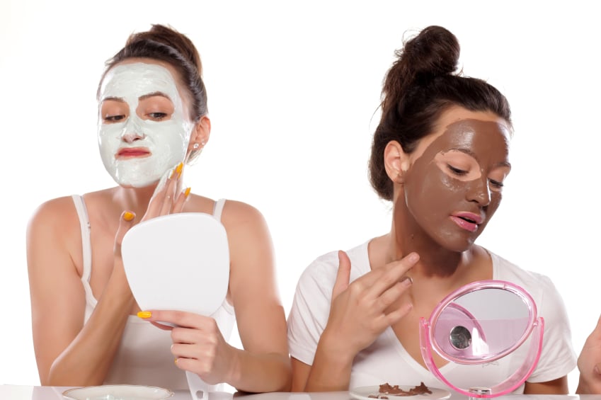 Applying face masks