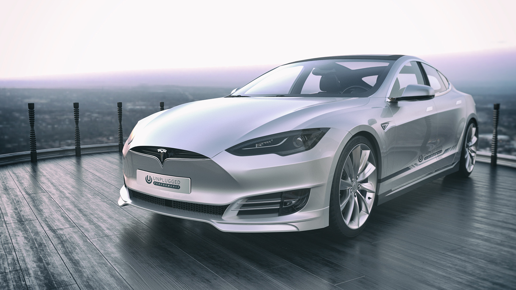 Unplugged Performance refreshed fascia Tesla Model S