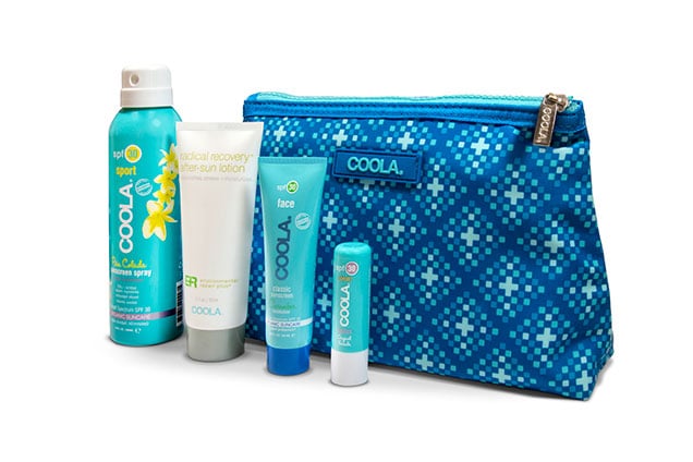 Suncare travel set