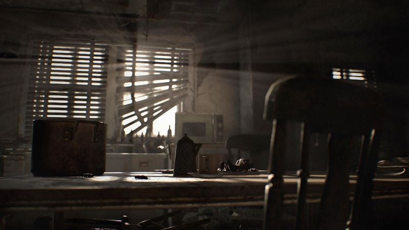 A screenshot from the PS4 demo of Resident Evil 7, video game rumors