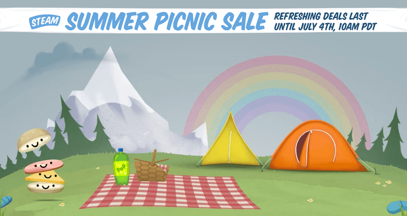 The banner for the Steam Summer Sale of 2016.