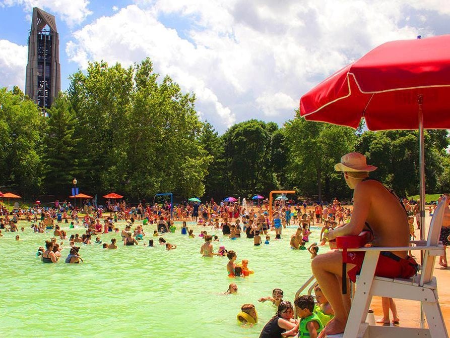Naperville is a suburb of Chicago and has over 130 parks, two public golf courses, and its historic Riverwalk for residents to enjoy.Naperville Park District/Facebook