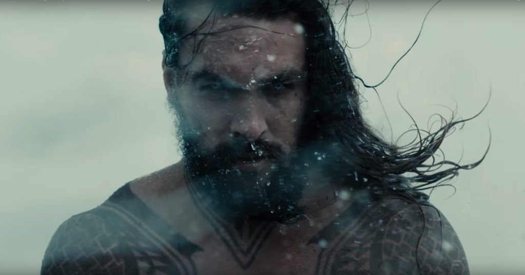 Jason Momoa as Aquaman in Justice League Jason Momoa as Aquaman in Justice League