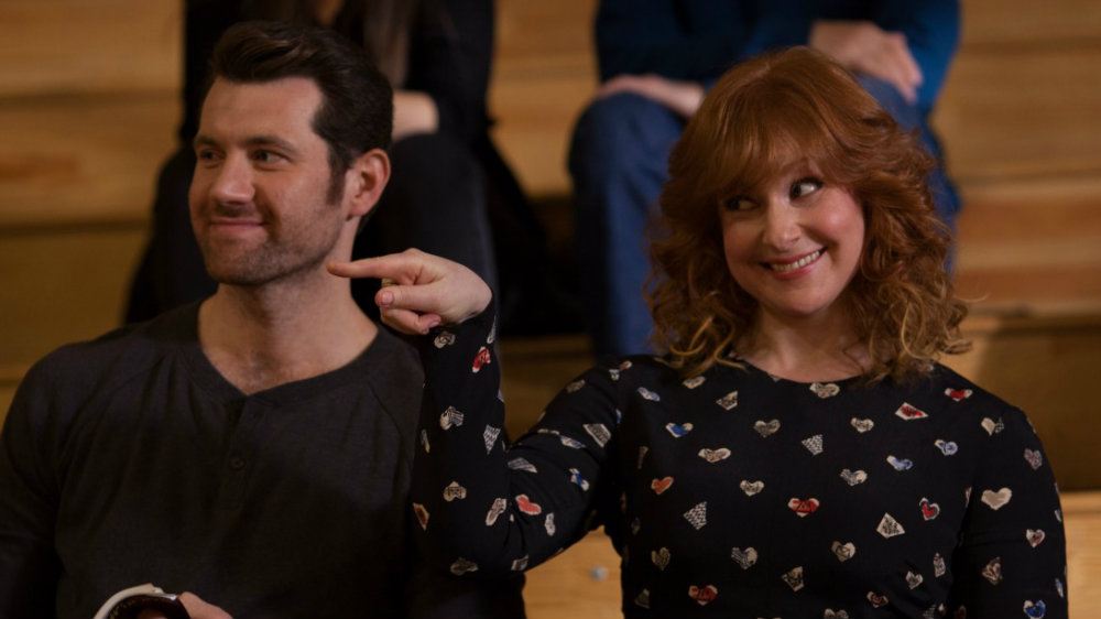 Billy Eichner and Julie Klausner in Difficult People