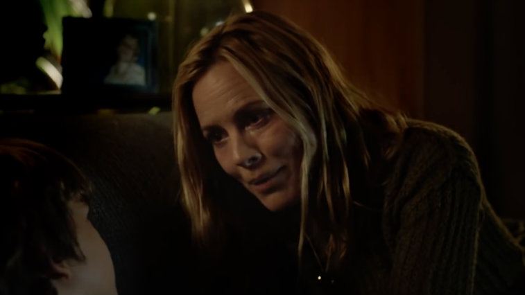 Gabriel Bateman and Maria Bello. Acting is the primary Maria Bello makes her money.