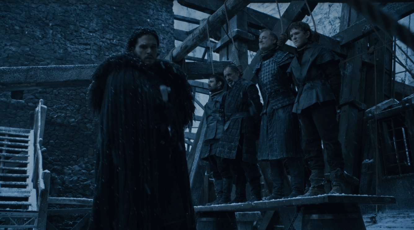 Jon Snow Hangs the Night's Watch Traitors