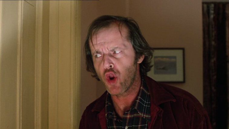 Jack Nicholson in The Shining