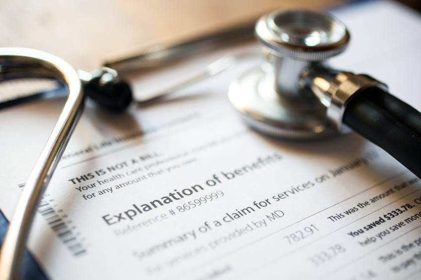 Medical documents on a clipboard Medical documents on a clipboard