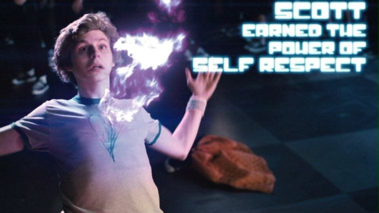 Michael Cera in Scott Pilgrim vs the World