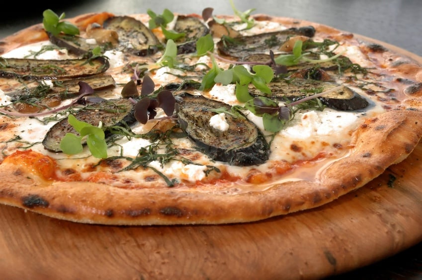 eggplant pizza