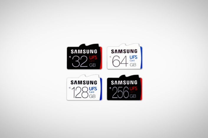 Samsung UFS cards