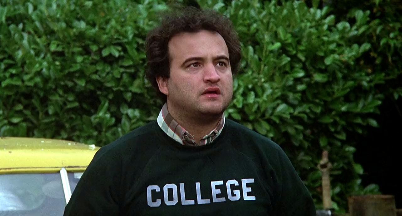 John Belushi learns about the importance of education and college in 'Animal House'