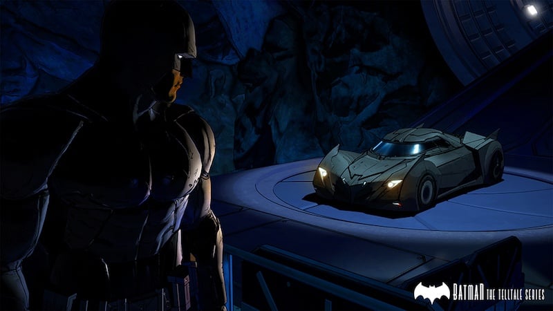 Batman and the Batmobile | Source: Telltale Games