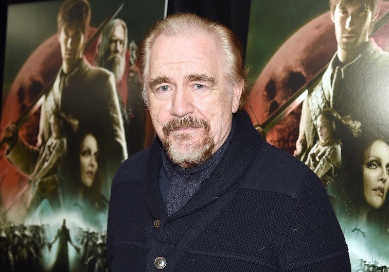 Actor Brian Cox poses on the red carpet 
