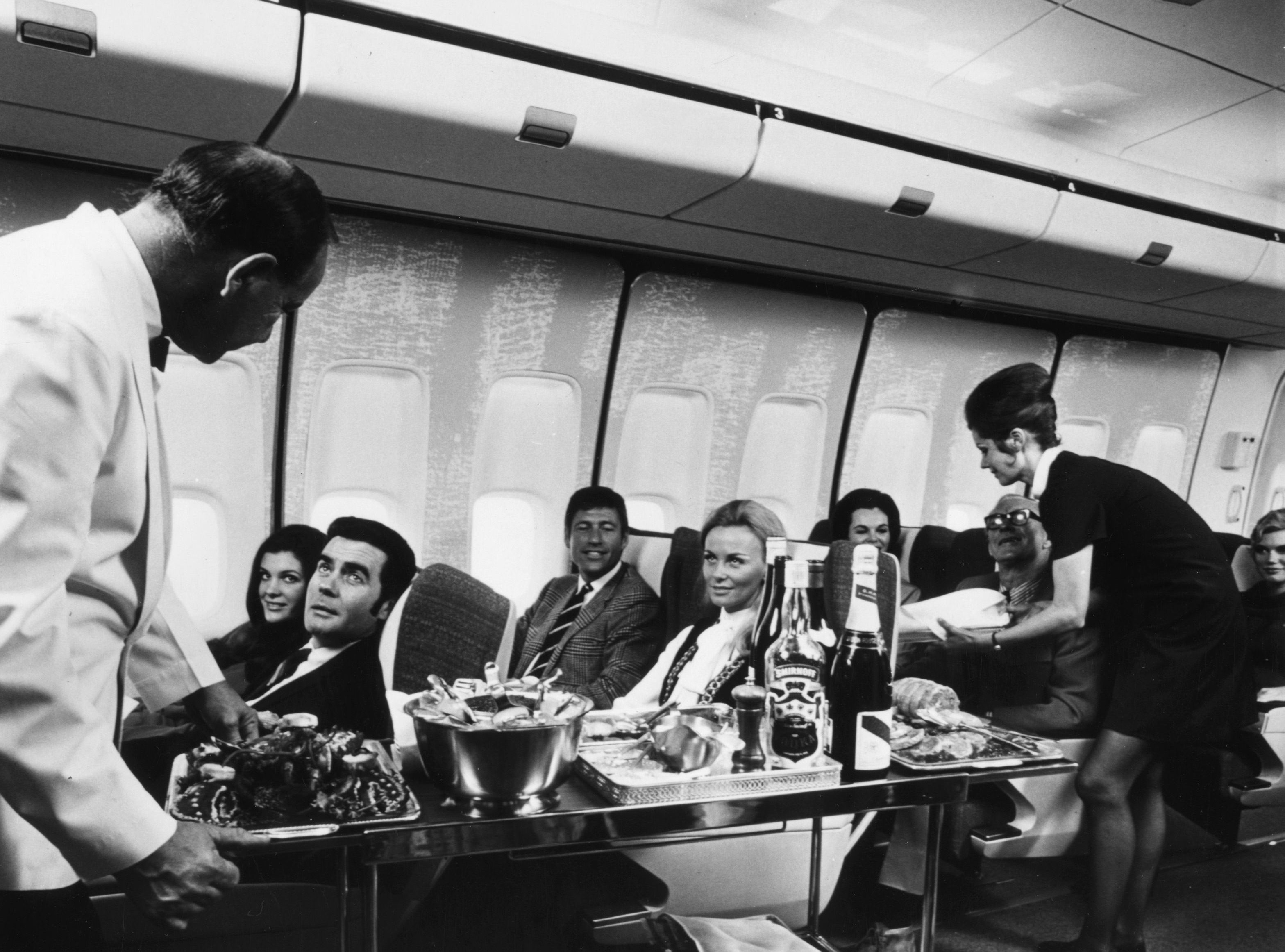 first class passengers cabin