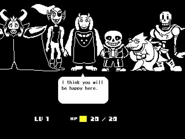 A black and white fight screen.