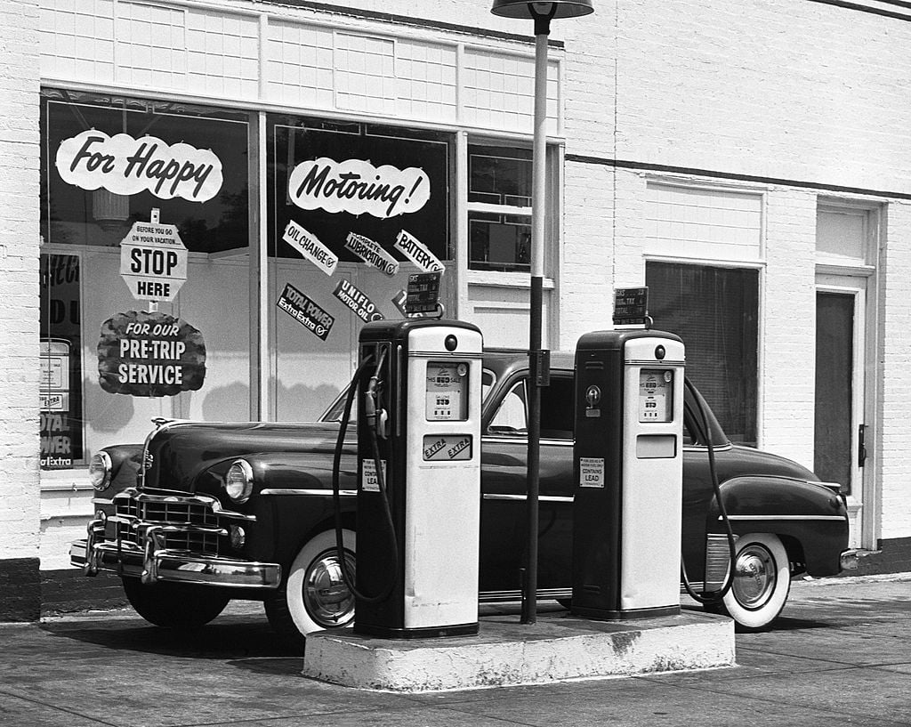 gas station