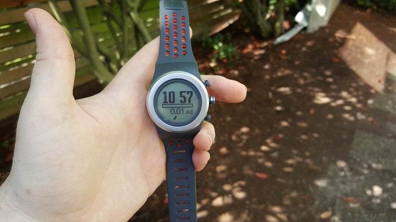 My first trip outside with the LifeTrak watch