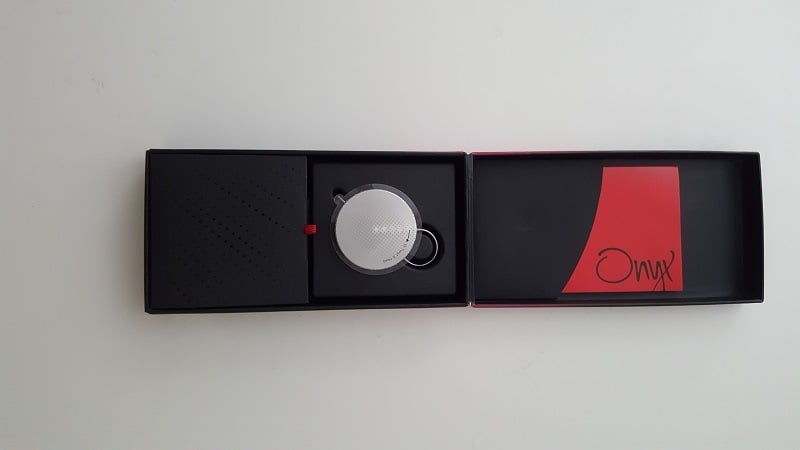 The Onyx badge, brand new in the package
