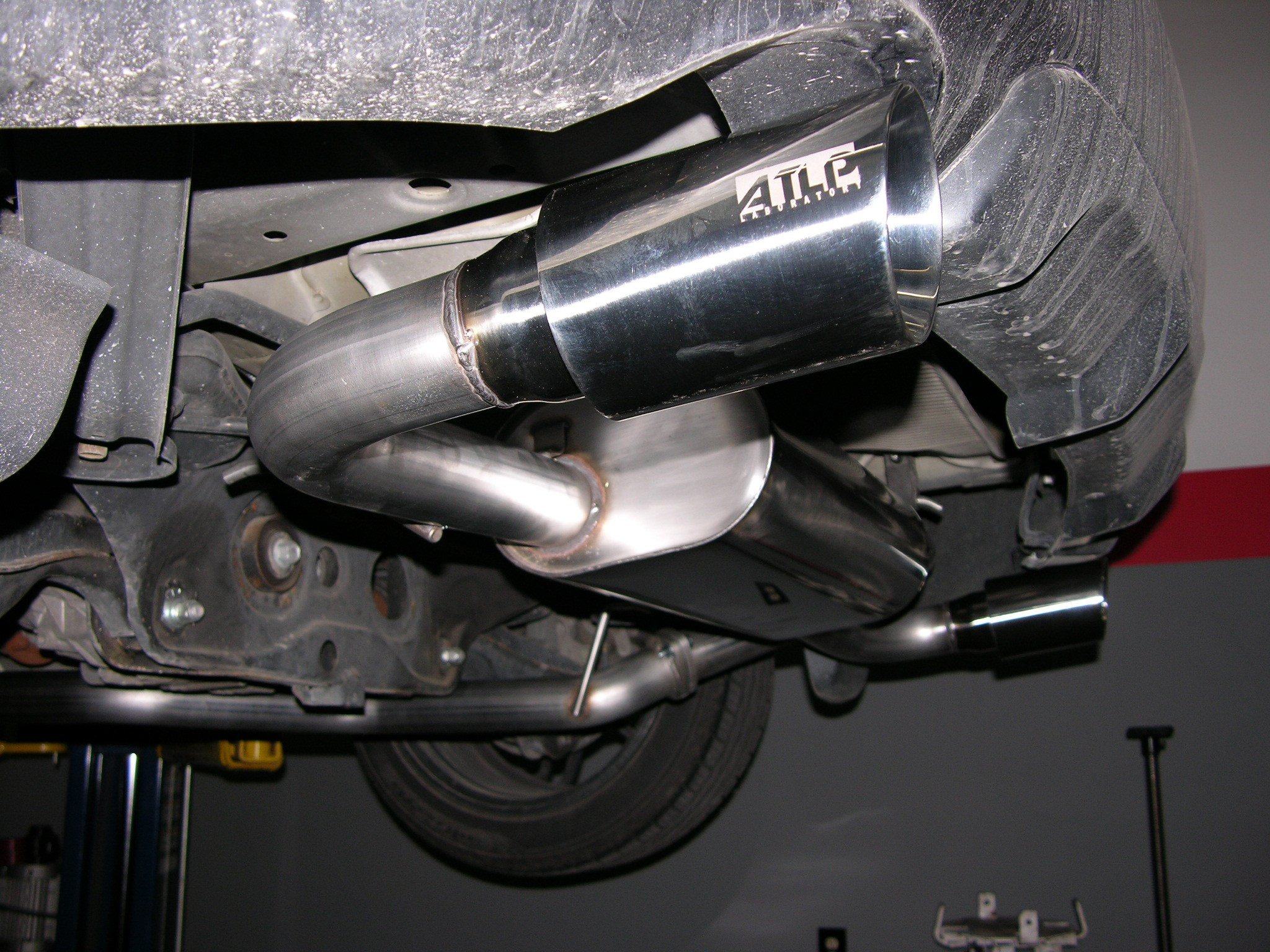 ATLP Performance Exhaust system on a vehicle