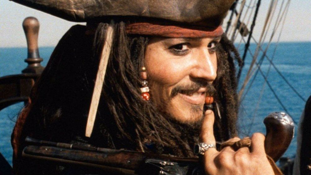 Johnny Depp in Pirates of the Caribbean The Curse of the Black Pearl