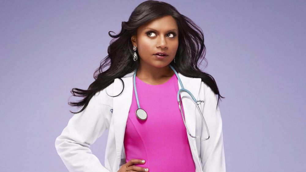 MIndy Kaling dressed as a doctor