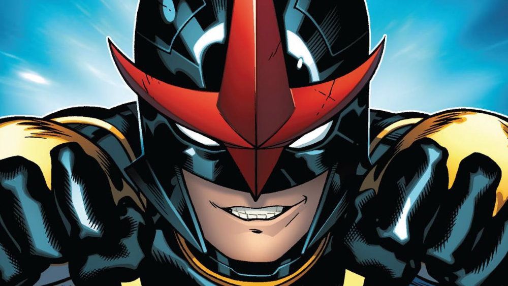 Nova in an issue of Marvel Comics